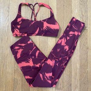 lululemon bra & leggings set